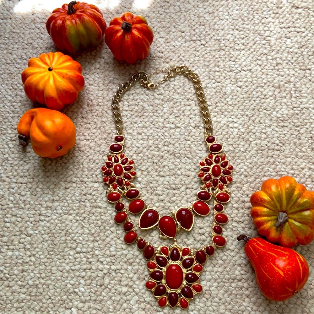 Autumn Goddess statement necklace 🍁